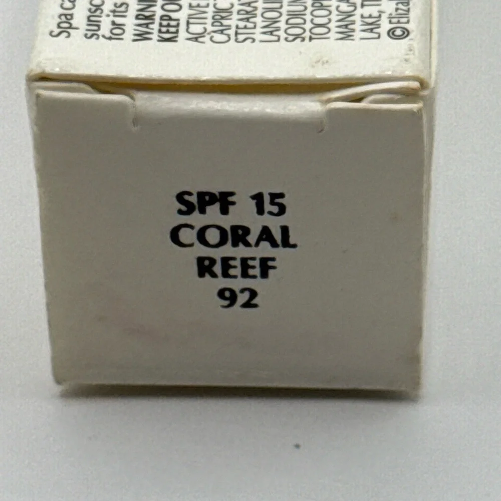 HTF NIB NOS Elizabeth Arden Lip SPA Sun Shade‎ Lip Color SPF 15 #92 Coral Reef